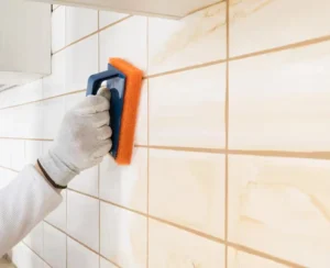 Bathroom grout restoration in Toronto
